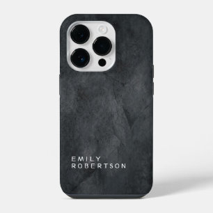 Funda Para iPhone 14 Pro Simple Gris Plano Moderno Minimalista