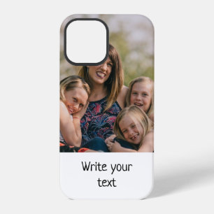 Funda Para iPhone 12 Pro simple minimal añade tu texto foto Navidad Ca