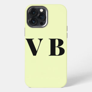 Funda Para iPhone 13 Pro Max simple minimal color sólido personalizado pastel p
