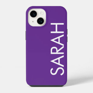 Funda Para iPhone 14 Simple Moderno Elegante Nombre Personalizado Morad