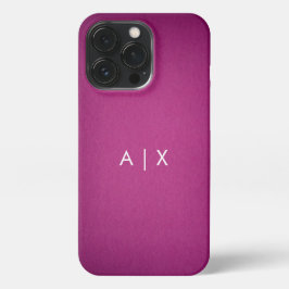 Funda Para iPhone 13 Pro Simple monograma de nombre de pareja