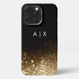 Funda Para iPhone 13 Pro Simple monograma de nombre de pareja