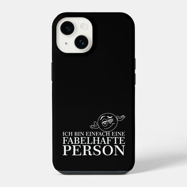 Funda Para iPhone ¡Simplemente soy una persona fabulosa! (Reverso )