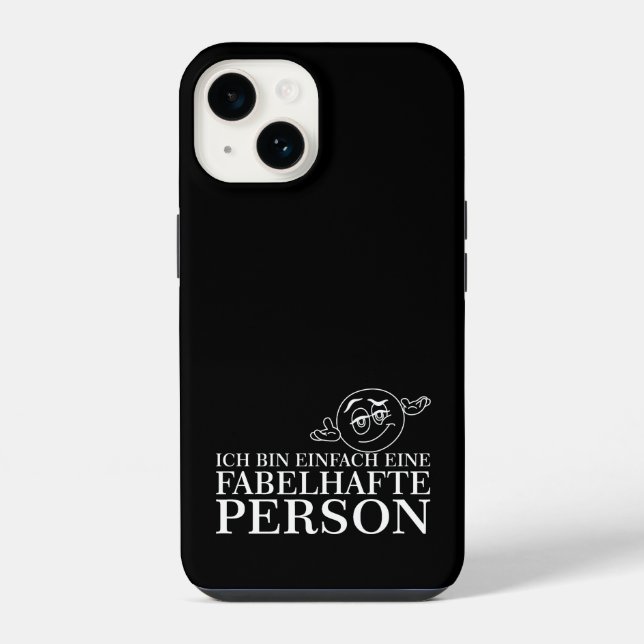 Funda Para iPhone ¡Simplemente soy una persona fabulosa! (Reverso )