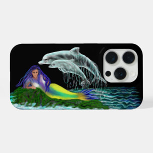 Sirena con delfines
