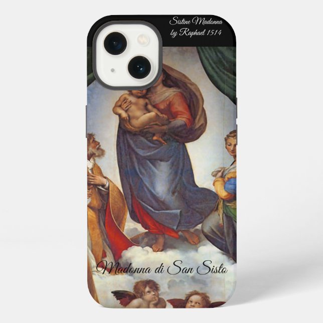 Funda Para iPhone Sistine Madonna (Reverso )