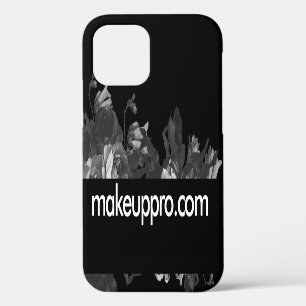 Funda Para iPhone 12 Sitio web de maquillaje de nieve blanca en negrita