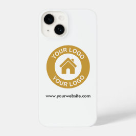 Funda Para iPhone 14 Sitio web del logotipo comercial de un Personaliza