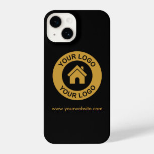 Funda Para iPhone 14 Sitio web del logotipo comercial de un Personaliza