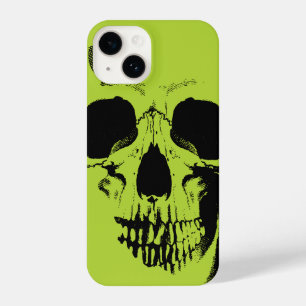 Funda Para iPhone 14 Skull Face Green