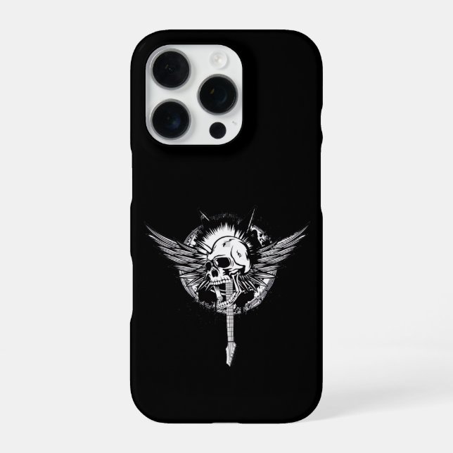 FUNDA PARA iPhone SKULL ROCK (Reverso)