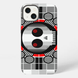 Funda para iPhone Skull TV casi transparente