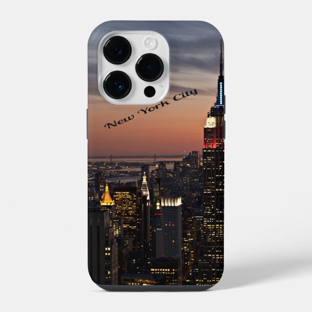 Funda Para iPhone Skyline de Nueva York (Reverso )