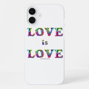Funda Para iPhone 16 Plus SlipperyJoe el amor es amor goteando derretirse di