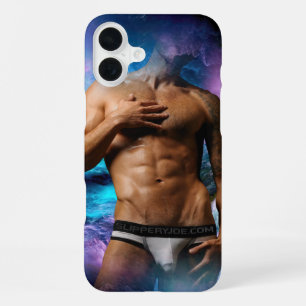 Funda Para iPhone 16 Plus SlipperyJoe's ropa interior para hombre musculoso 