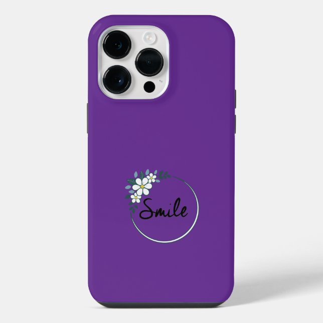 Funda Para iPhone Smile Cara para celular  (Reverso )