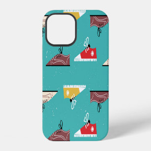 Funda Para iPhone 12 Sneakers retro: patrón inoxidable vintage.