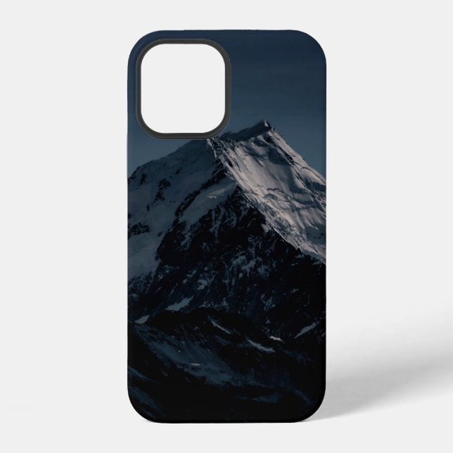 FUNDA PARA iPhone SNOW COVERED MOUNTAIN DURING NIGHTTIME (Reverso )
