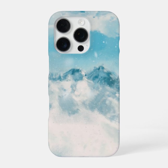 Funda Para iPhone Snowley Winter Mountain Otterbox (Reverso)