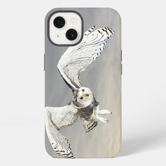 Funda Para iPhone Snowy Owl (Reverso )