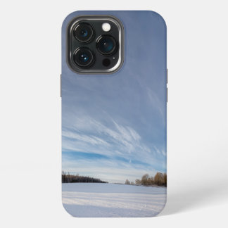 Funda Para iPhone 13 Pro Snowy Winter Sky