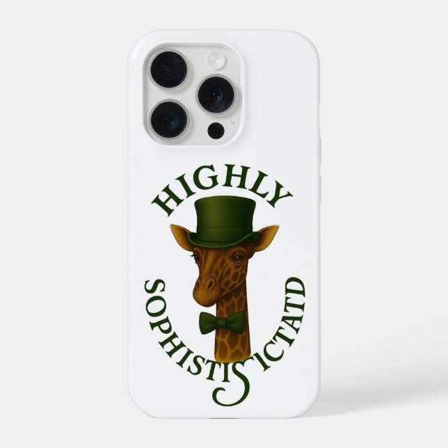 Funda Para iPhone Sofisticada jirafa (Reverso )