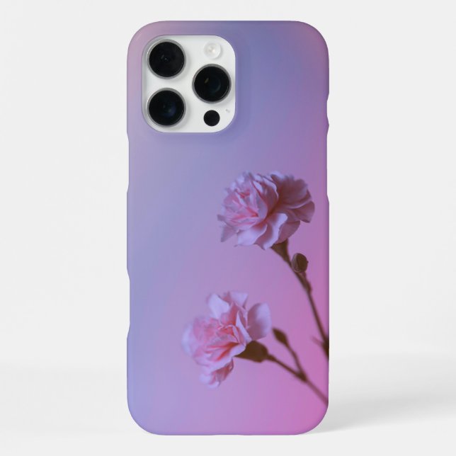 Funda Para iPhone Soft and dreamy pastel Carnation flowers (Reverso )