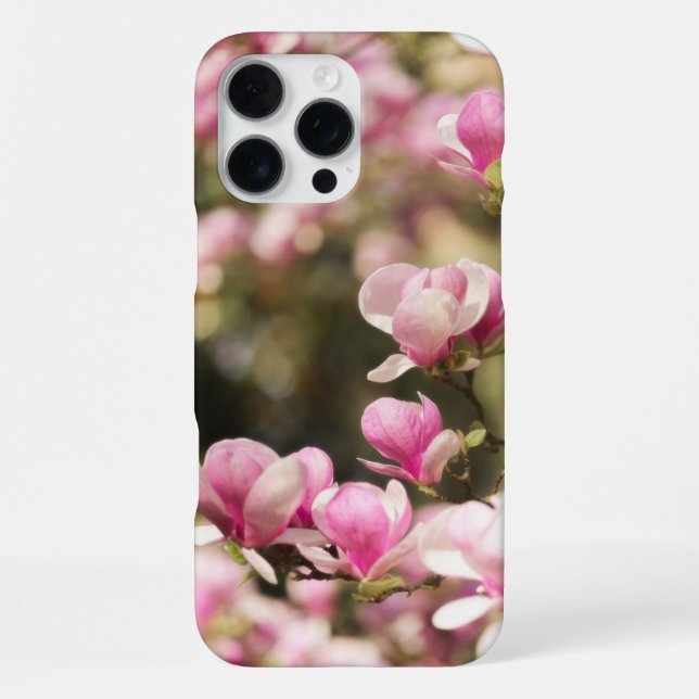 Funda Para iPhone Soft and dreamy pink magnolias (Reverso )
