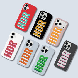 Funda Para iPhone 14 Pro Soft Blue Shades Shadow Monogram with bold name
