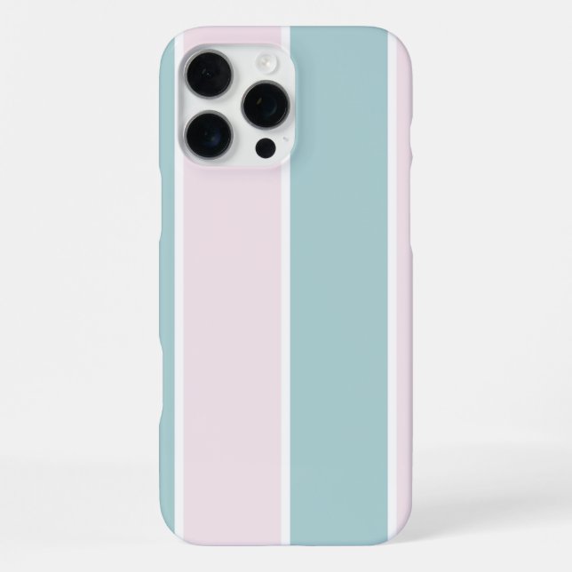 Funda Para iPhone Soft Color Vertical Stripe Pattern Design (Reverso )