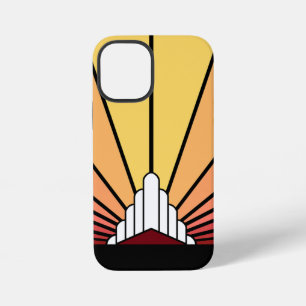 Funda Para iPhone 12 Mini Sol Art Decó al amanecer