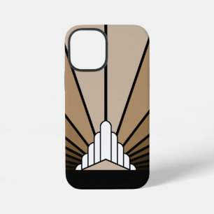Funda Para iPhone 12 Mini Sol Art Déco en bronceado