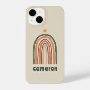 Funda Para iPhone 14 Sol sobre un arcoiris