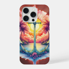 Solar anchor in a tropical paradise. 