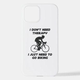 Funda Para iPhone 12 Solo necesito ir en bicicleta camiseta