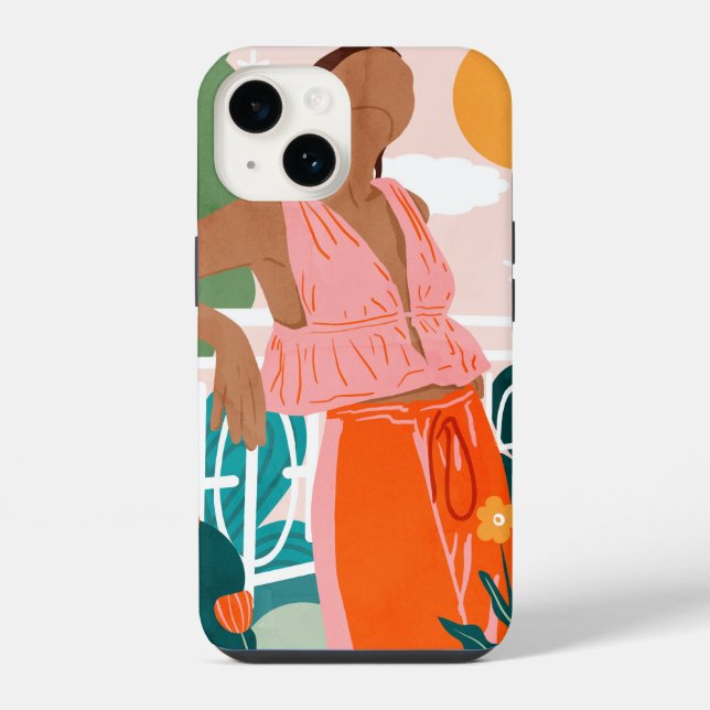 Funda Para iPhone Solo Otro Día Caluroso (Reverso )