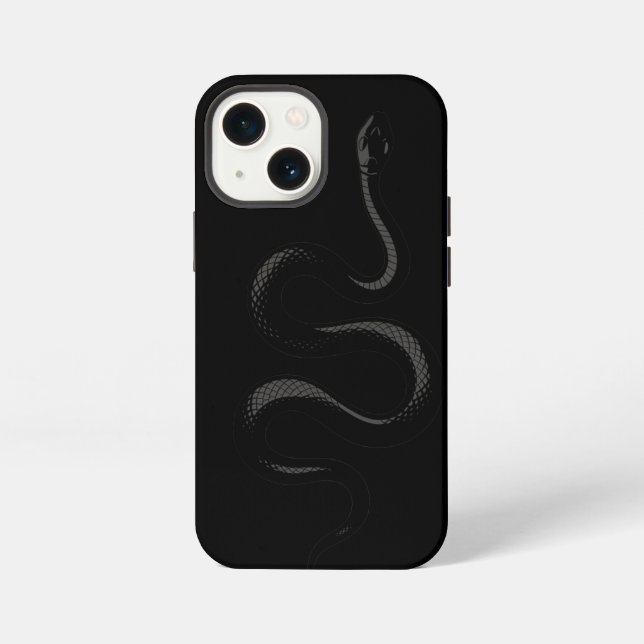 Funda Para iPhone "Sombra serpiente - La elegancia del veneno" (Reverso )
