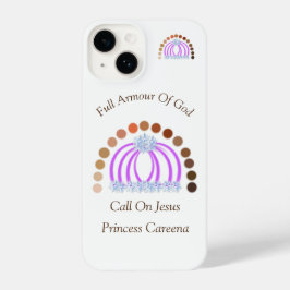 Funda Para iPhone 14 Sombras de un Chica de la Princesa Armor Pleno de