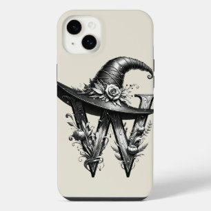 Funda Para iPhone 14 Plus Sombrero de Bruja Negra Carta Bruja Personalizada