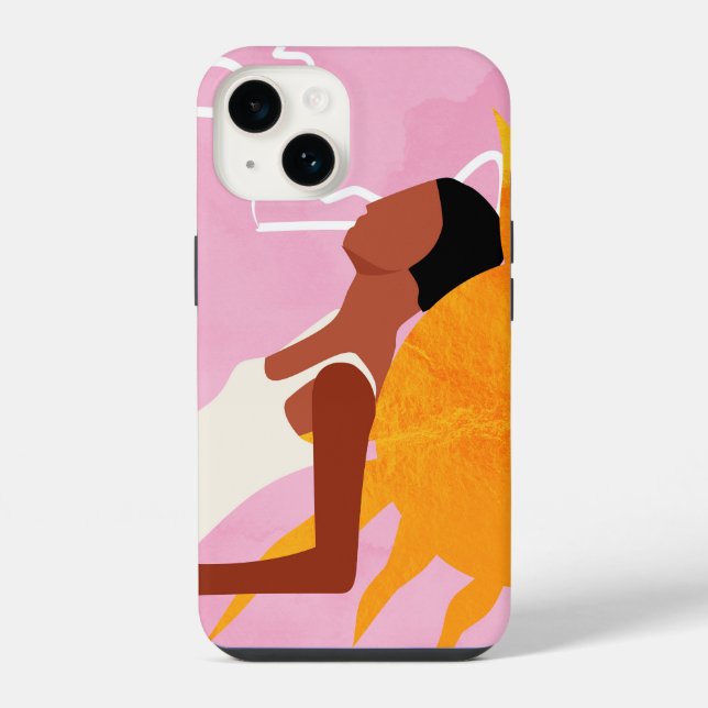 Funda Para iPhone Soñando con la luz del sol (Reverso )
