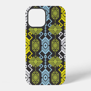 Funda Para iPhone 12 Songket Tenun Patrón geométrico continuo con Crea