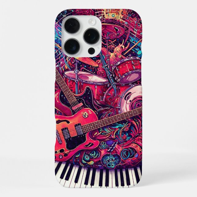 Funda Para iPhone Sonidos visuales (Reverso )