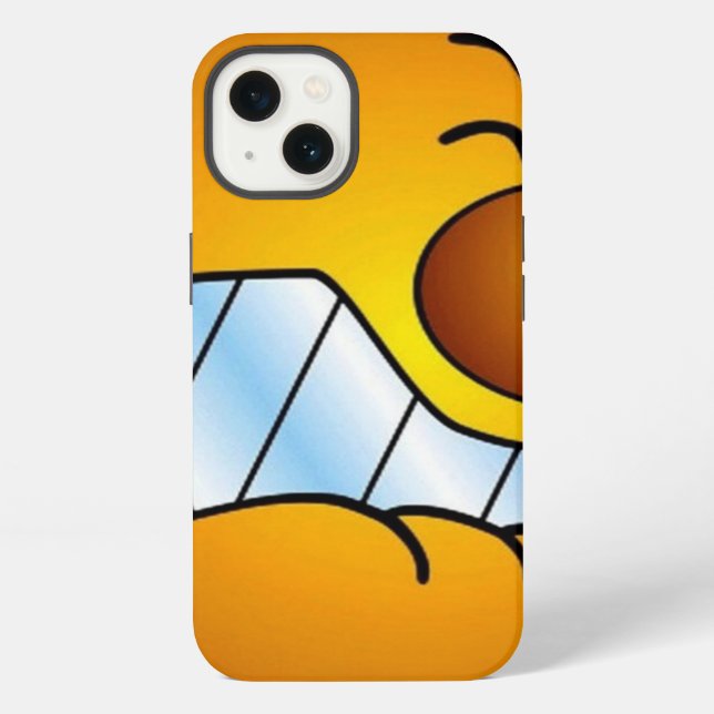Funda Para iPhone Sonríe - Estoy dolorido - (Reverso )