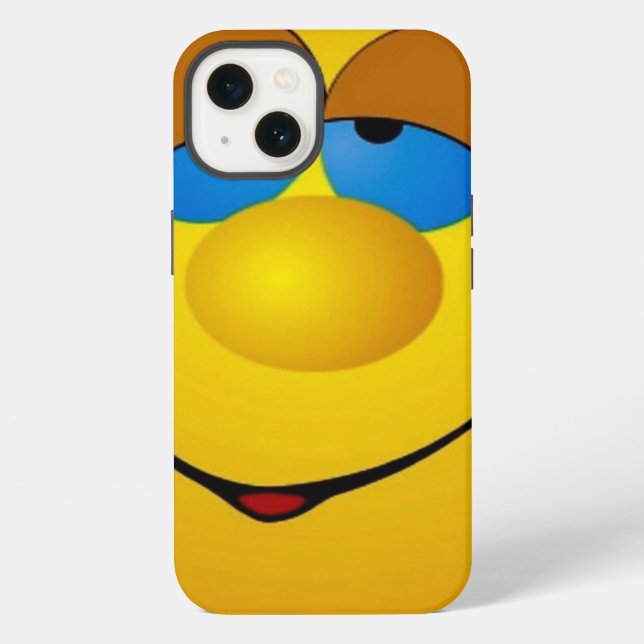 Funda Para iPhone Sonrío - estoy feliz (Reverso )