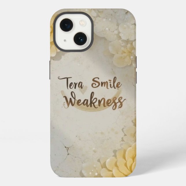 Funda Para iPhone Sonrisa de té, mi debilidad (Reverso )
