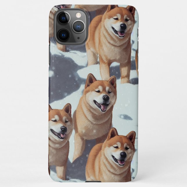Funda Para iPhone Sorpresa de la Nieve de Invierno Encantada de los  (Reverso)
