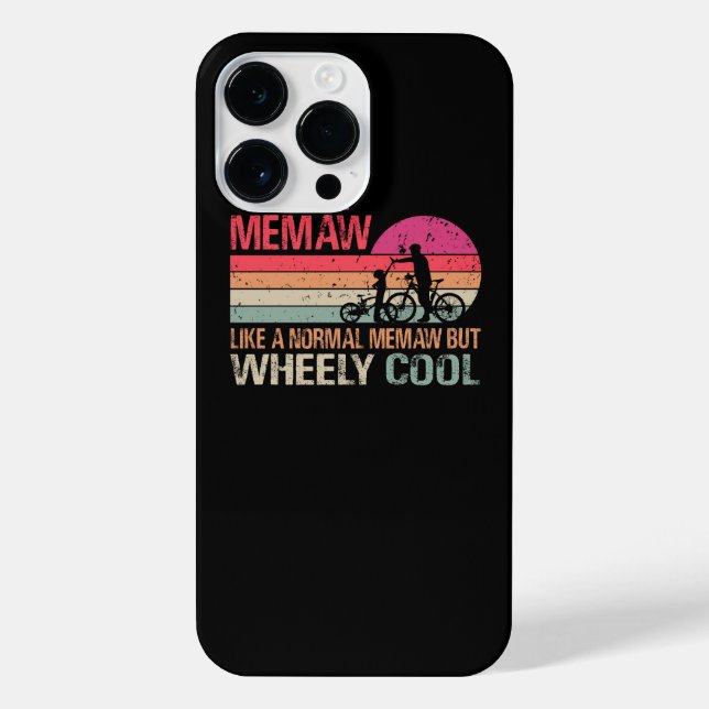 Funda Para iPhone Soy Biker Memaw Padres Day Wheely Cooler (Reverso)