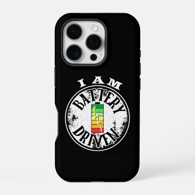Funda Para iPhone Soy de batería (Reverso )