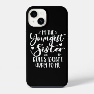 Funda Para iPhone 14 Soy la hermana menor Amante del sarcasmo Hermana l