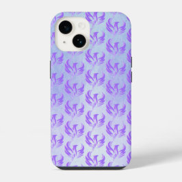 Funda Para iPhone 14 Soy Pájaro de Fuego Llama Violeta - Sagrado Femeni